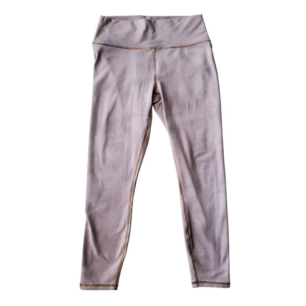 Fabletics Power Hold 7/8 Length Leggings inside pocket Dusty Pink S